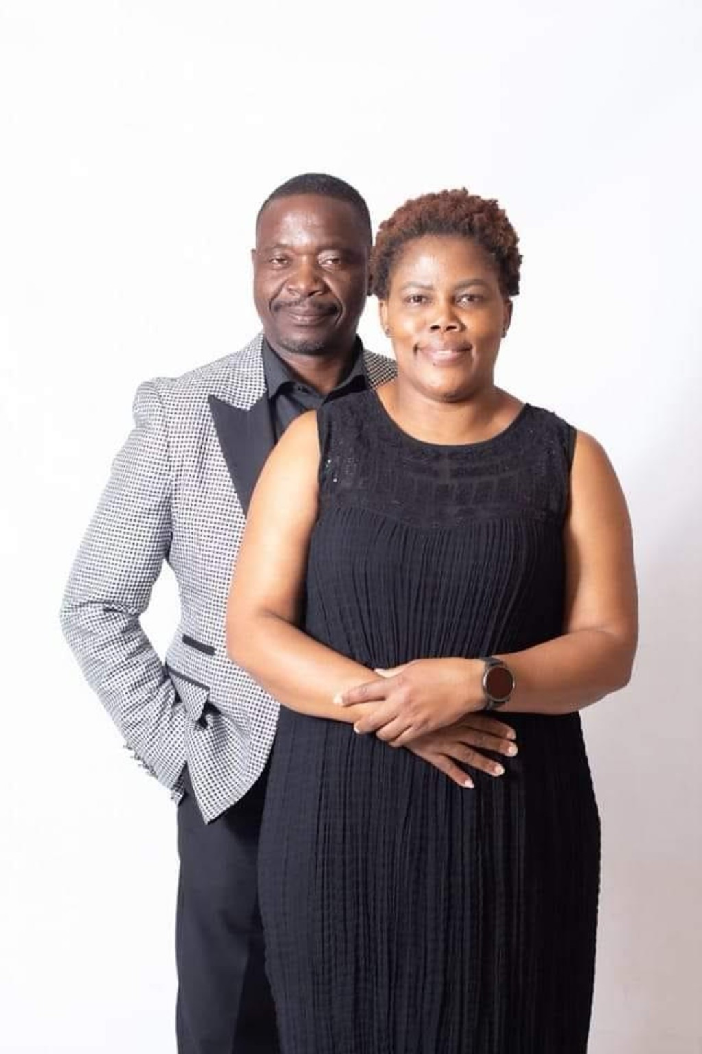 Pastor John Nkhoma and Cmo Yapi Nkhoma in their studio portrait